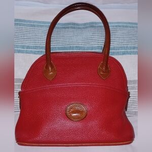 Dooney & Bourke Vintage Red Leather Pocketbook